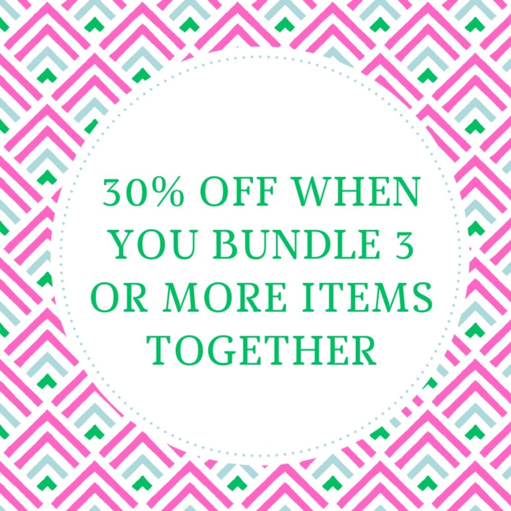 30% OFF BUNDLES OF 3 OR MORE